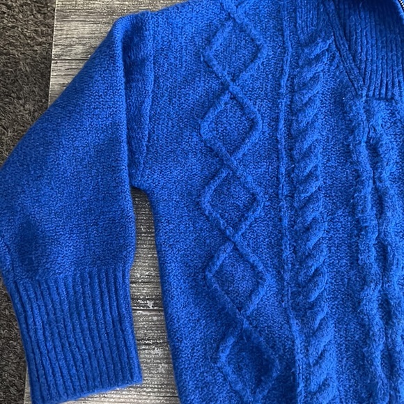 Target a new day cobalt blue zipper neck pullover sweater - Picture 4 of 5